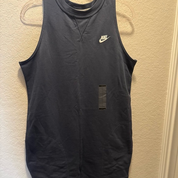 Nike Woman’s Sportswear Sleeveless Tennis Dress Navy Blue Size L - Picture 3 of 6